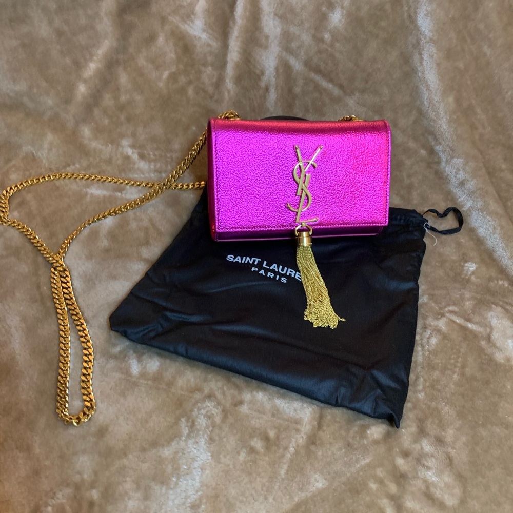 Pink YSL bag